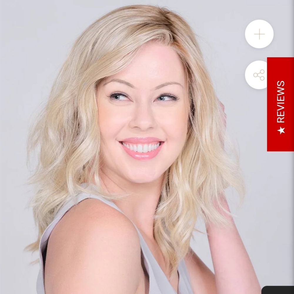 Belle Tress Dalgona 16 Wig in Champagme Apple Pie Blonde